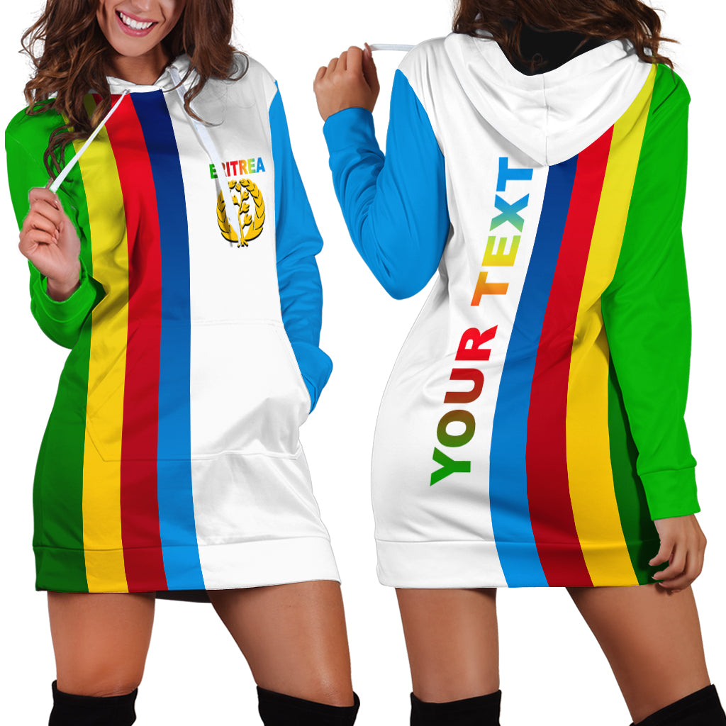 Eritrea Day Hoodie Dress Flag Color LT6 - Wonder Print Shop
