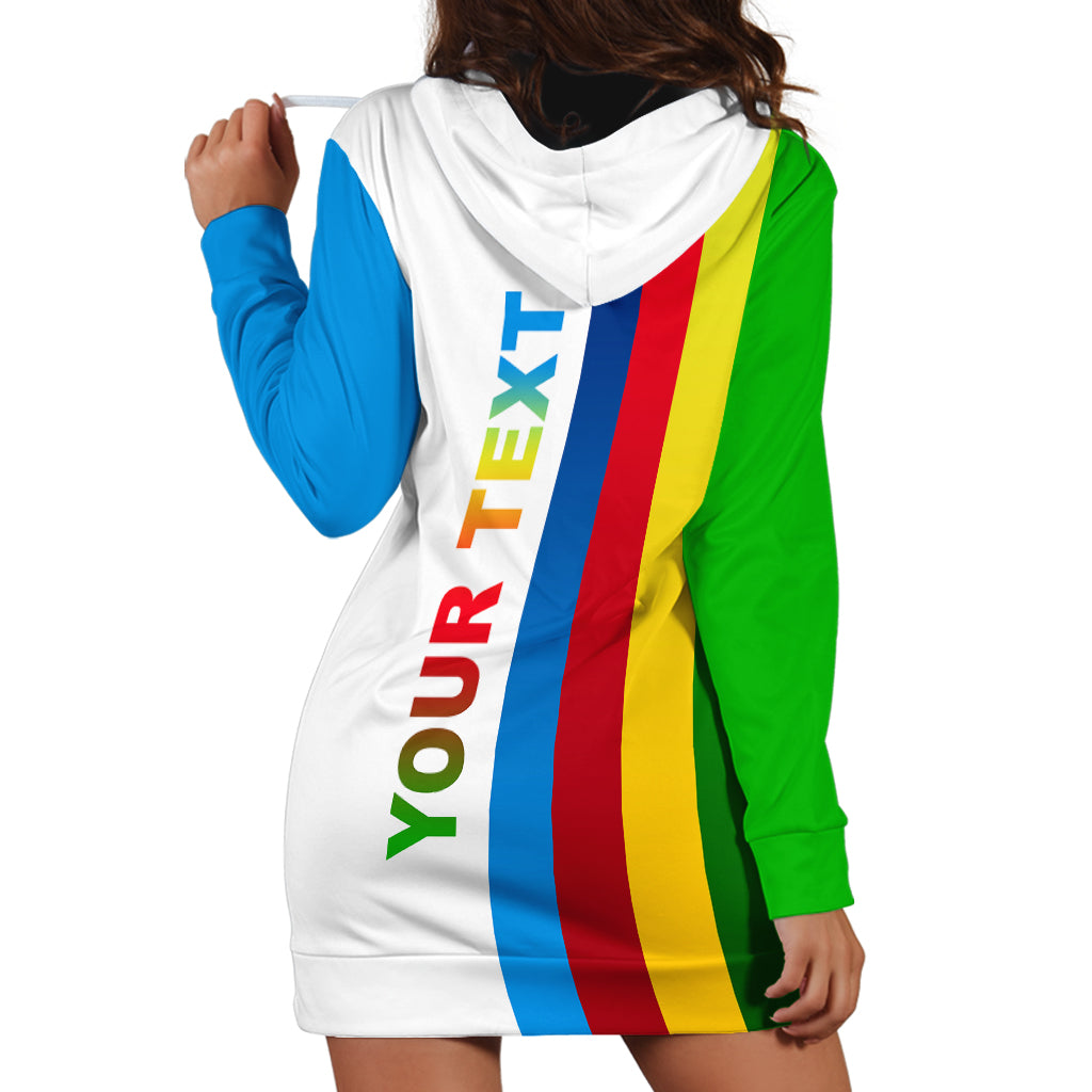 Eritrea Day Hoodie Dress Flag Color LT6 - Wonder Print Shop