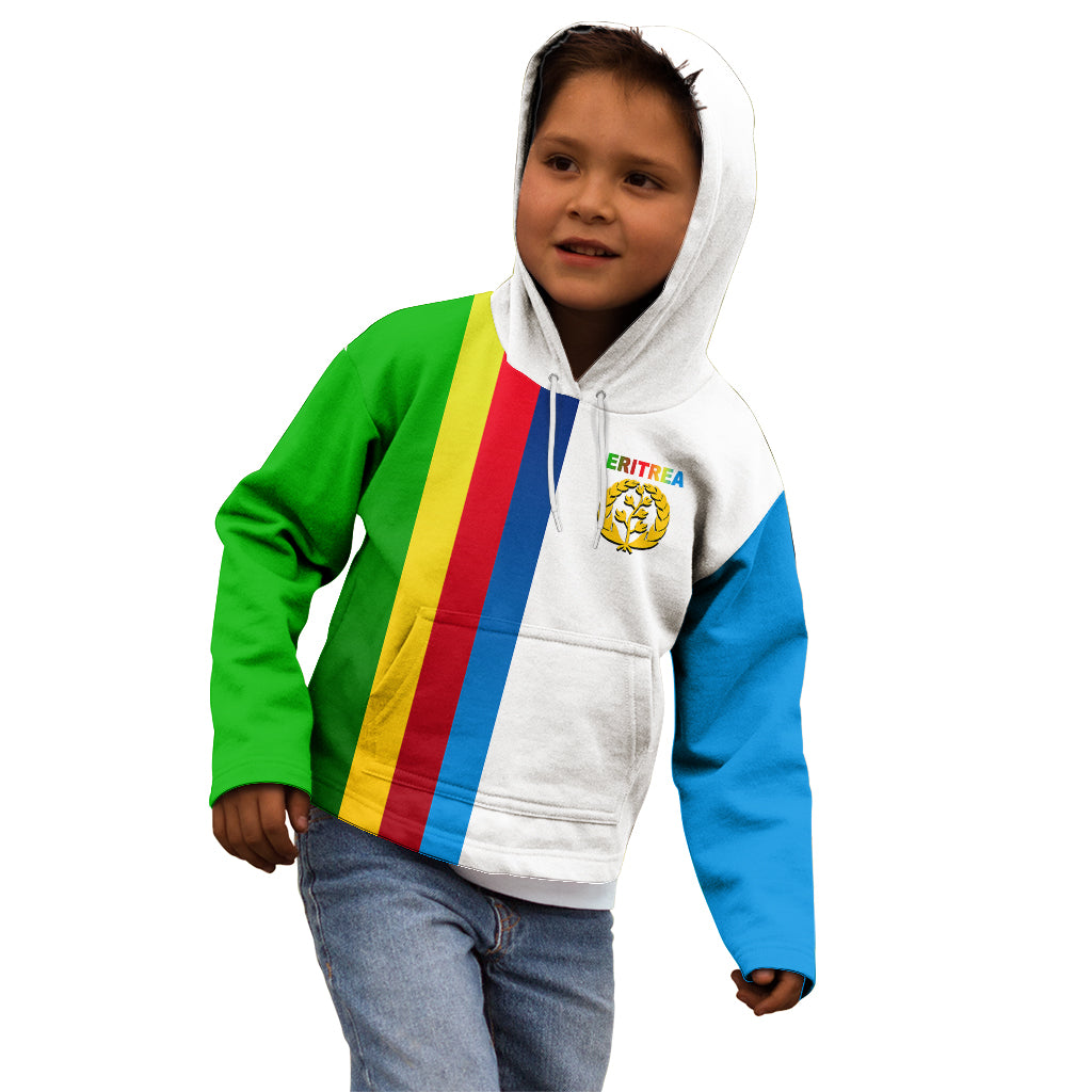 Eritrea Day Kid Hoodie Flag Color LT6 - Wonder Print Shop