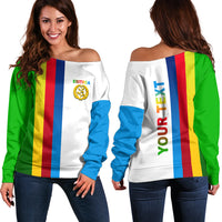 Eritrea Day Off Shoulder Sweater Flag Color LT6 - Wonder Print Shop