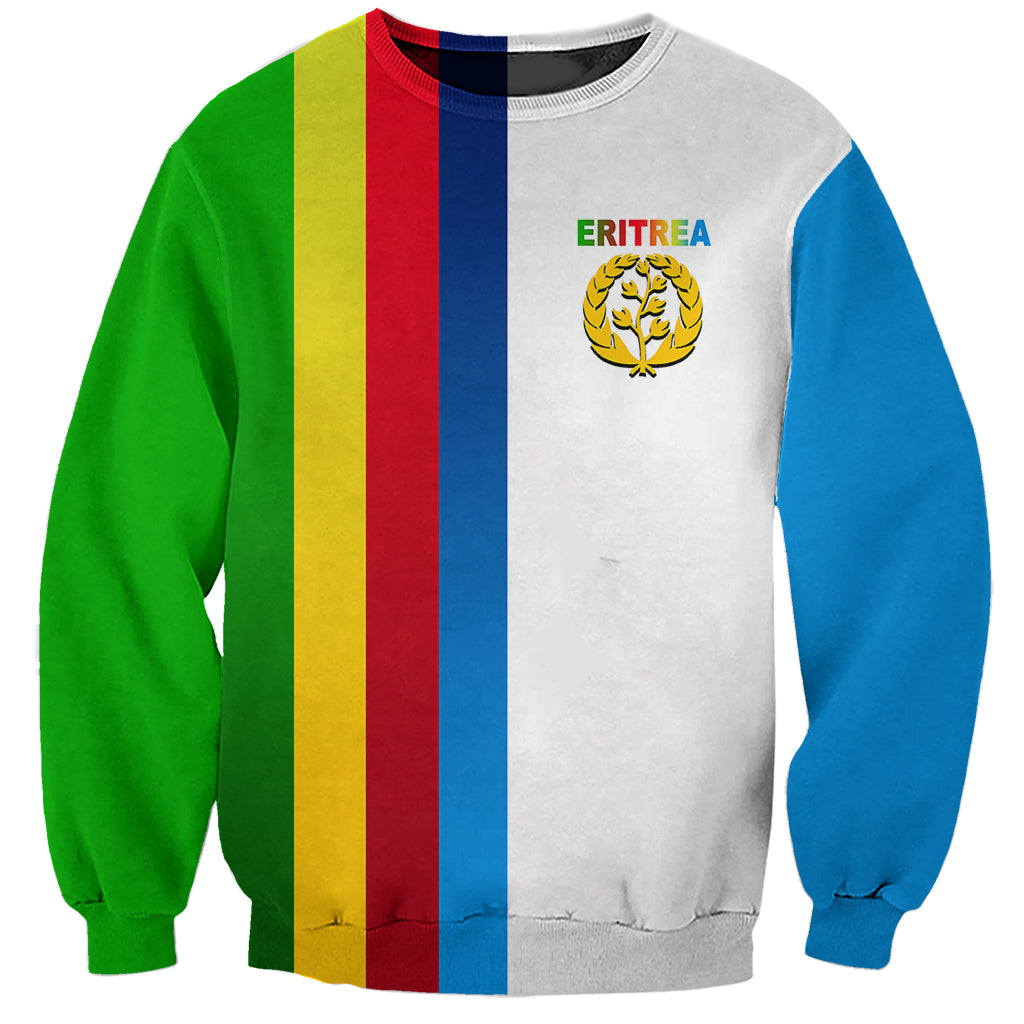 Eritrea Day Sweatshirt Flag Color LT6 - Wonder Print Shop
