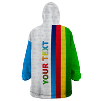 Eritrea Day Wearable Blanket Hoodie Flag Color LT6 - Wonder Print Shop