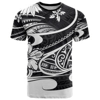 Polynesian Tribal T Shirt Black LT6 - Wonder Print Shop