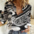 Polynesian Tribal Women Casual Shirt Black LT6 - Wonder Print Shop