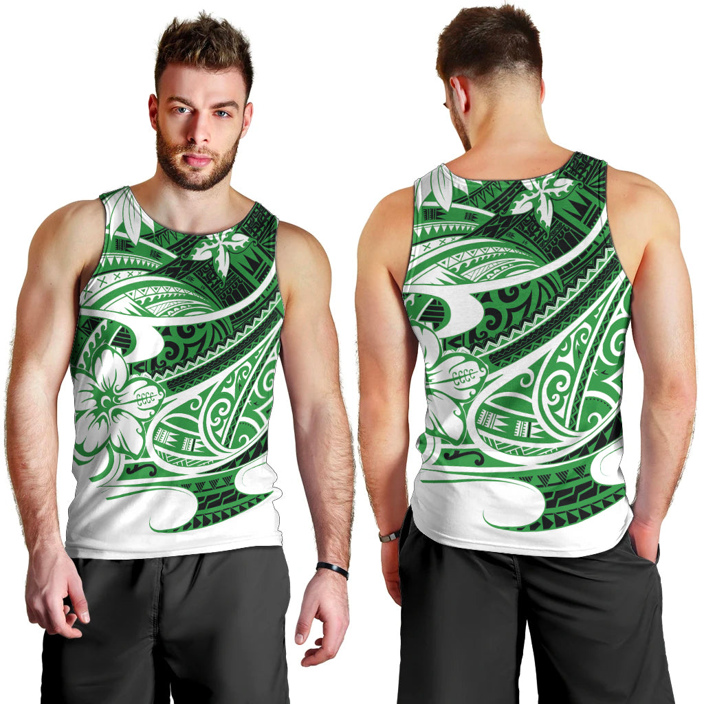 polynesian-tribal-men-tank-top-green