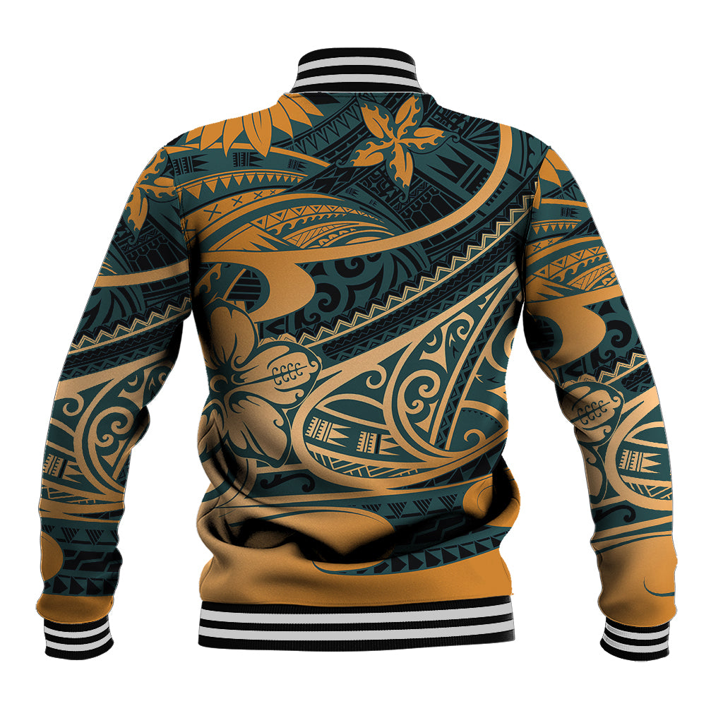 Polynesian Tribal Baseball Jacket LT6 - Wonder Print Shop