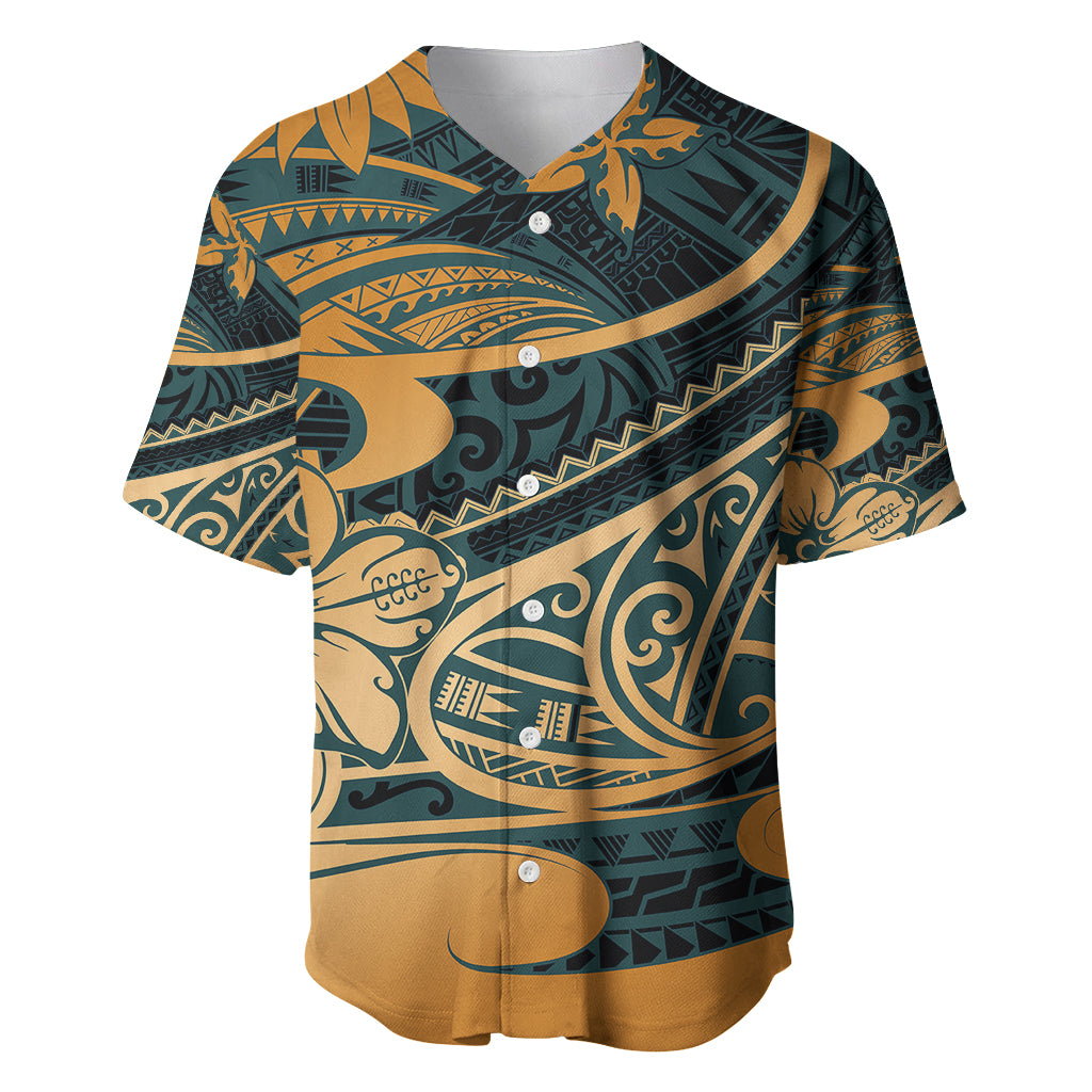 Polynesian Tribal Baseball Jersey LT6 - Wonder Print Shop