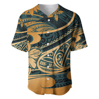 Polynesian Tribal Baseball Jersey LT6 - Wonder Print Shop