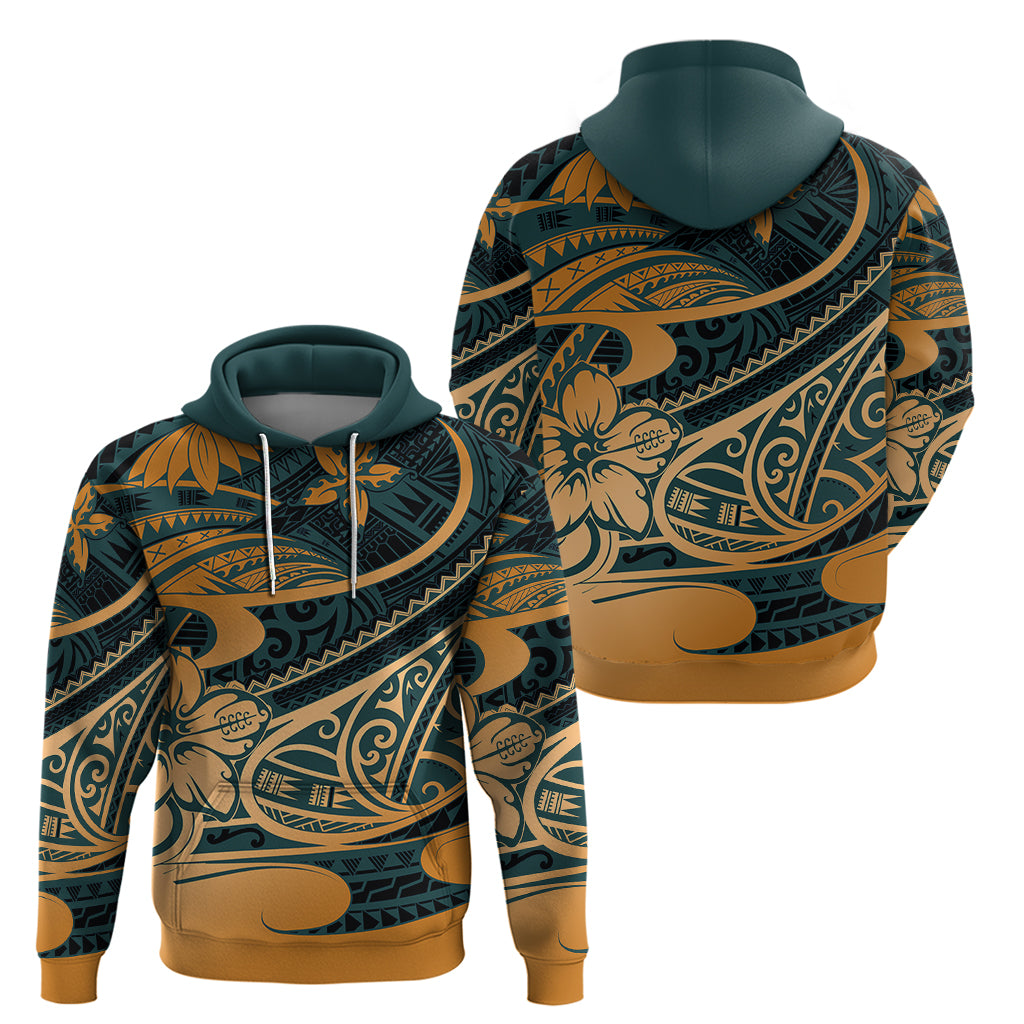 Polynesian Tribal Hoodie LT6 - Wonder Print Shop