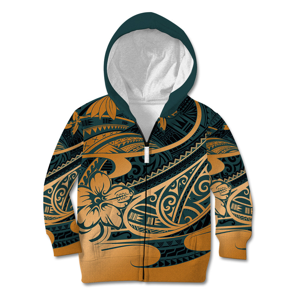 Polynesian Tribal Kid Hoodie LT6 - Wonder Print Shop