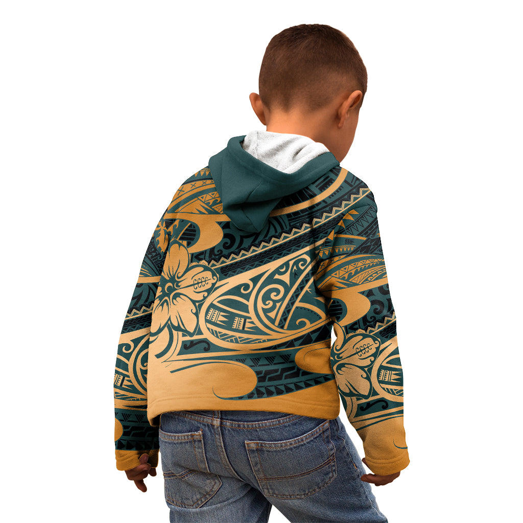 Polynesian Tribal Kid Hoodie LT6 - Wonder Print Shop
