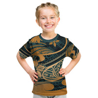 Polynesian Tribal Kid T Shirt LT6 - Wonder Print Shop