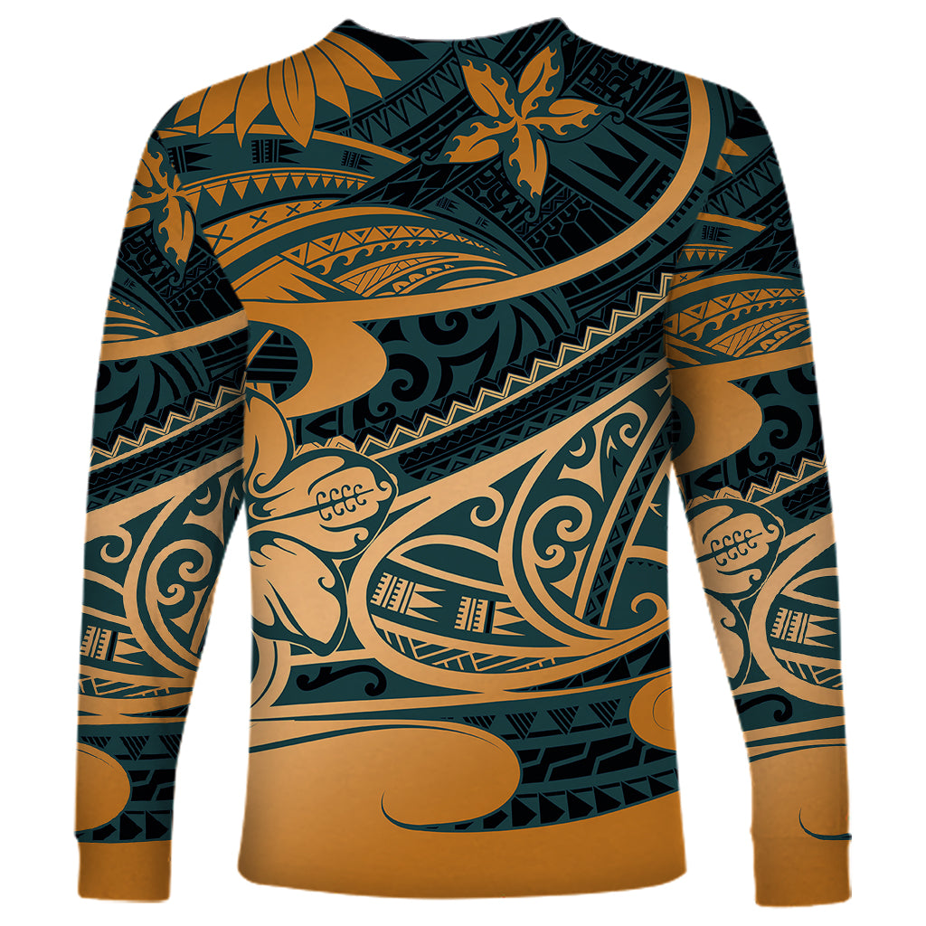 Polynesian Tribal Long Sleeve Shirt LT6 - Wonder Print Shop