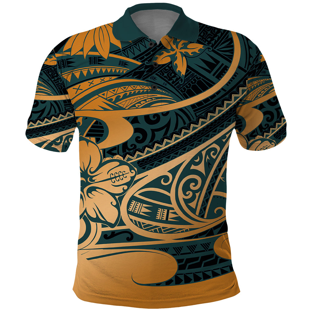 Polynesian Tribal Polo Shirt LT6 - Wonder Print Shop