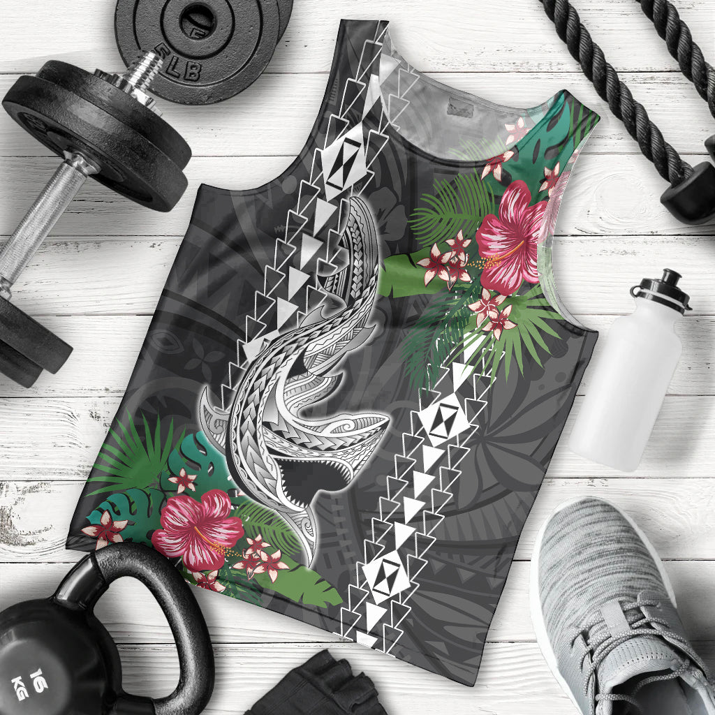 hawaii-kakau-men-tank-top-mix-sharks-polynesian-hibiscus