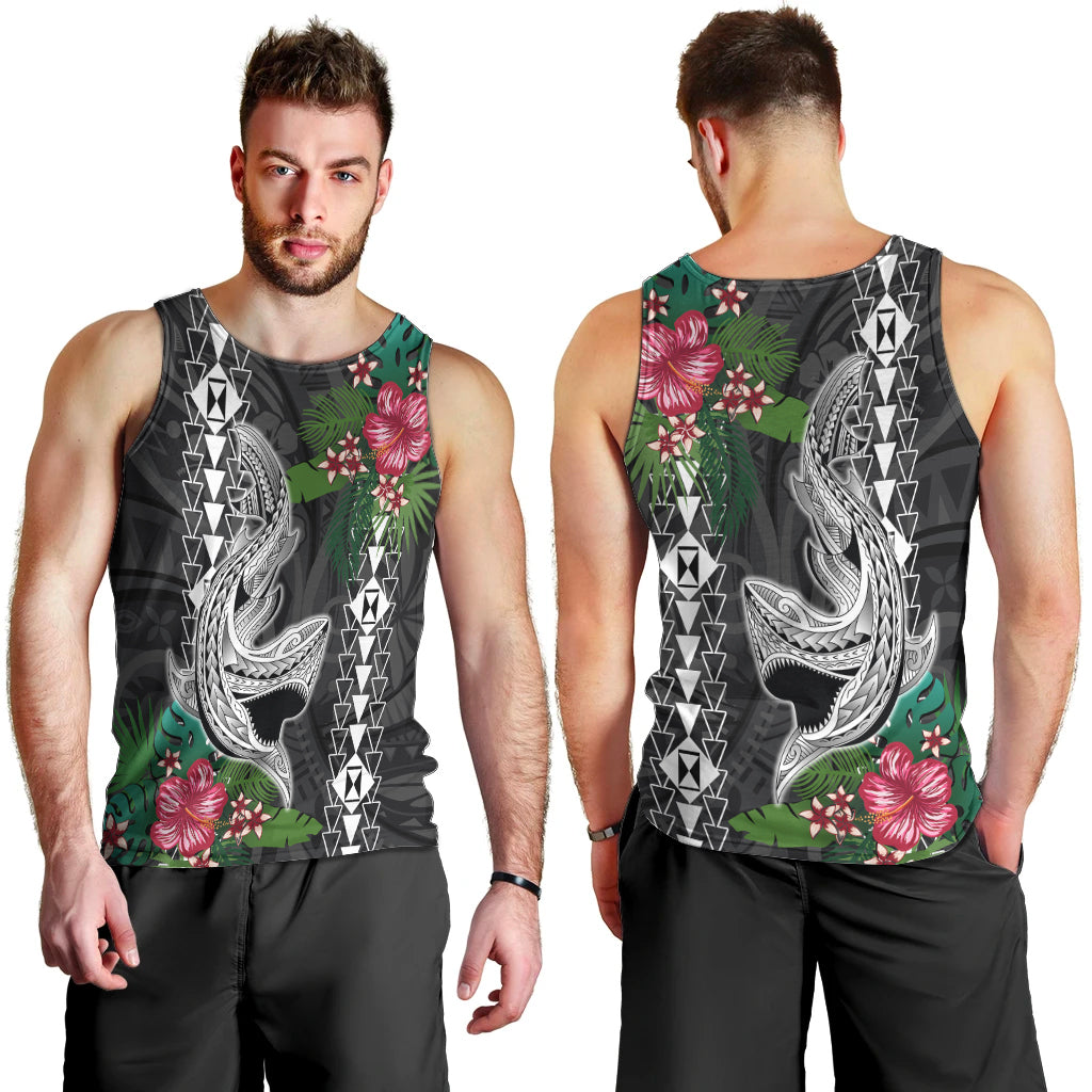 hawaii-kakau-men-tank-top-mix-sharks-polynesian-hibiscus