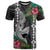 Hawaii Kakau T Shirt Mix Sharks Polynesian Hibiscus LT6 - Wonder Print Shop