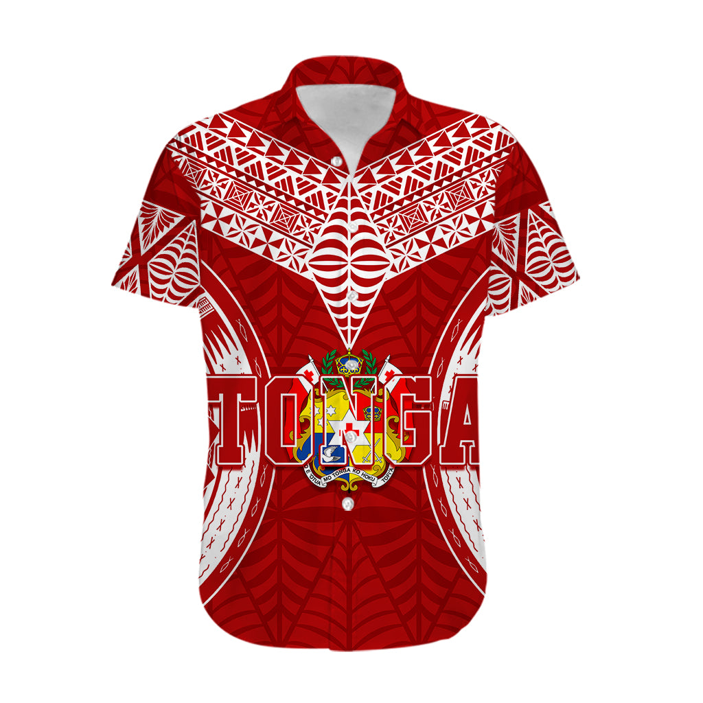 Personalised Tonga Independence Day Hawaiian Shirt Kupesi Pattern Mix Style - Wonder Print Shop