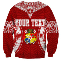 Personalised Tonga Independence Day Sweatshirt Kupesi Pattern Mix Style - Wonder Print Shop