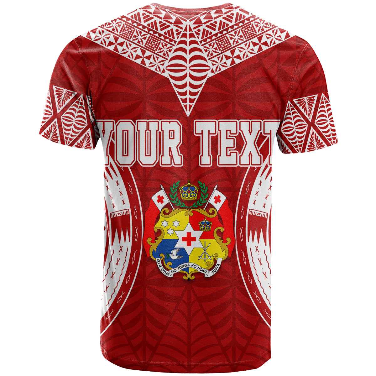 Personalised Tonga Independence Day T Shirt Kupesi Pattern Mix Style - Wonder Print Shop