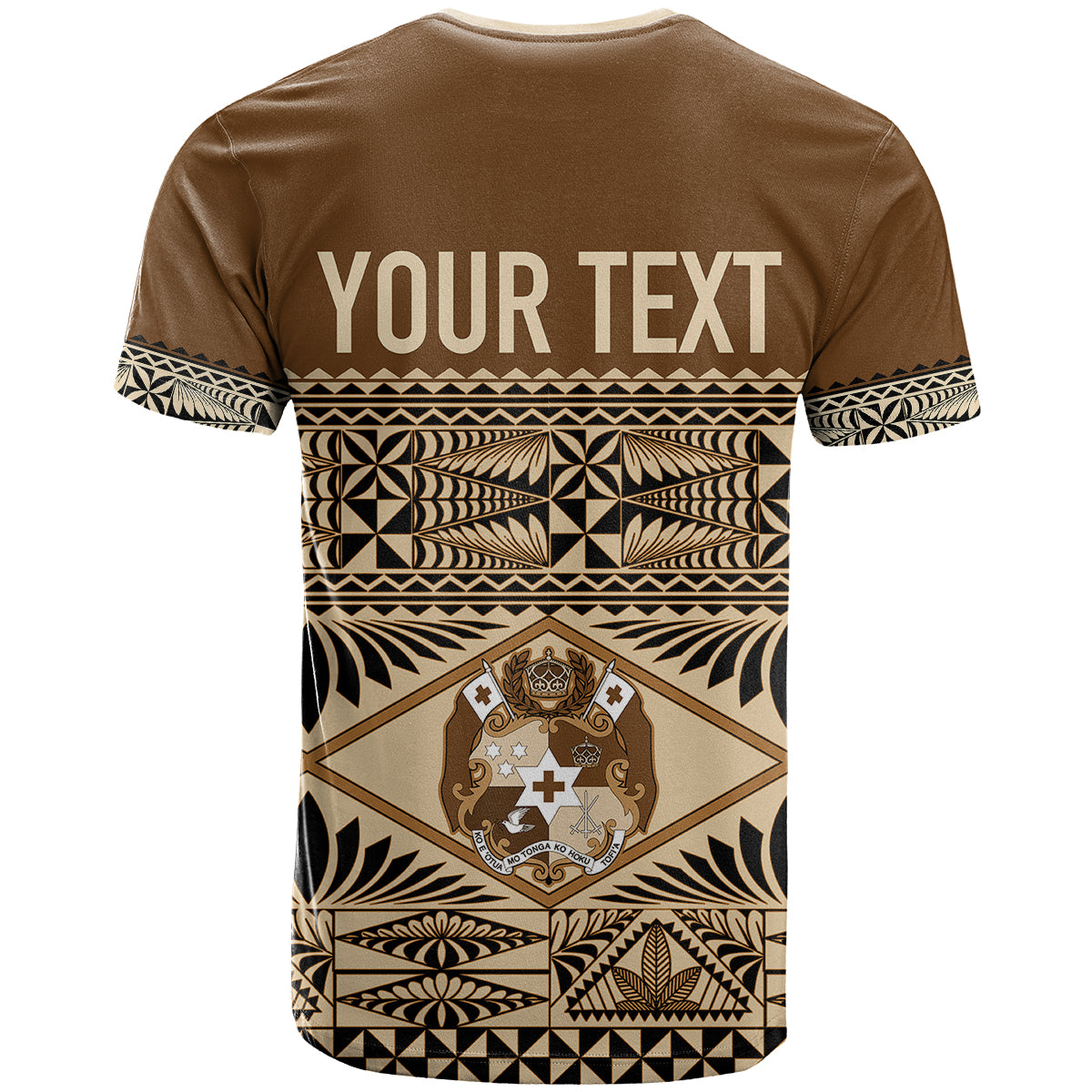 Personalised Tonga Independence Day T Shirt Ngatu Tapa Style - Wonder Print Shop