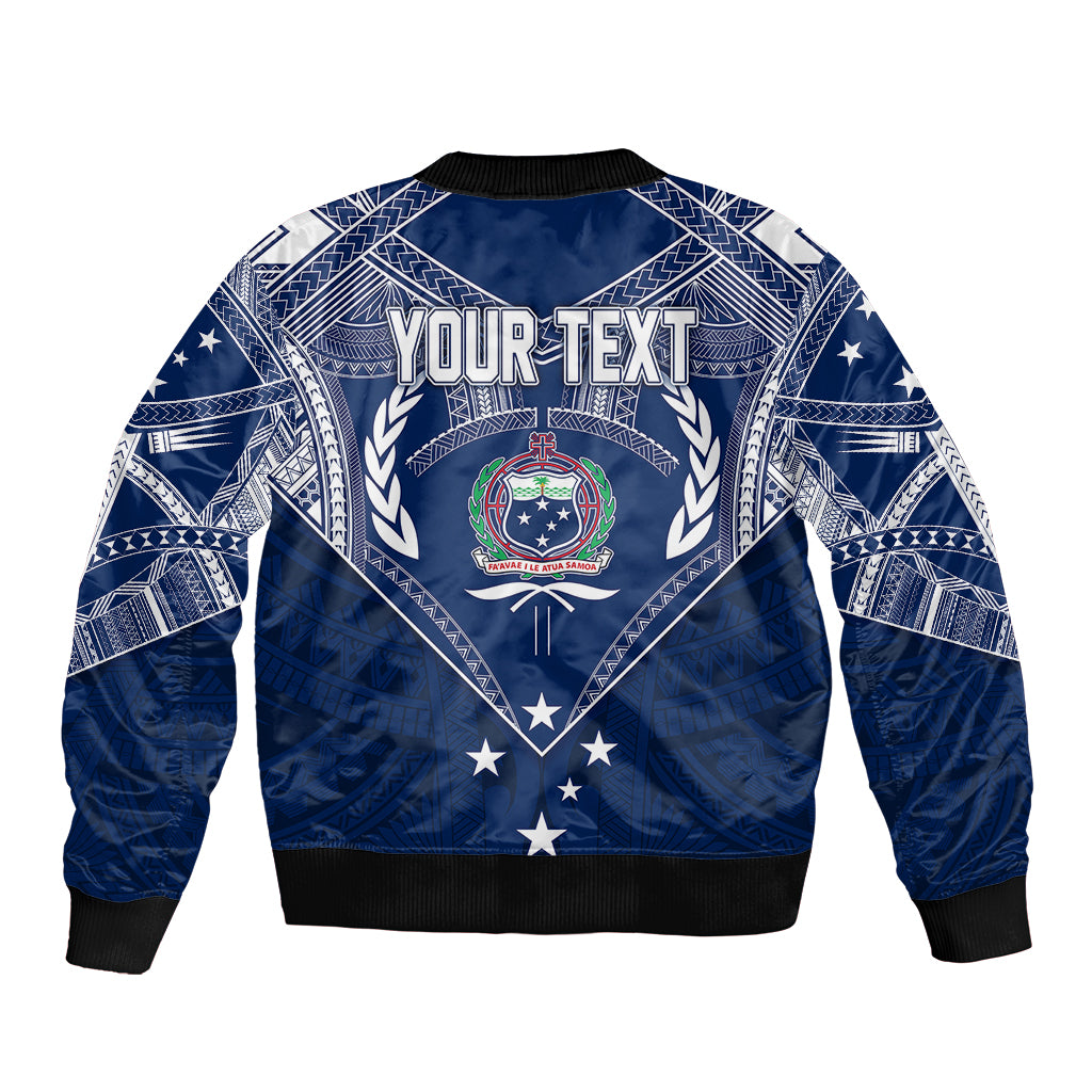 Personalised Samoa Independence Day Bomber Jacket Chest Tattoo Symbolic Style LT7 - Wonder Print Shop