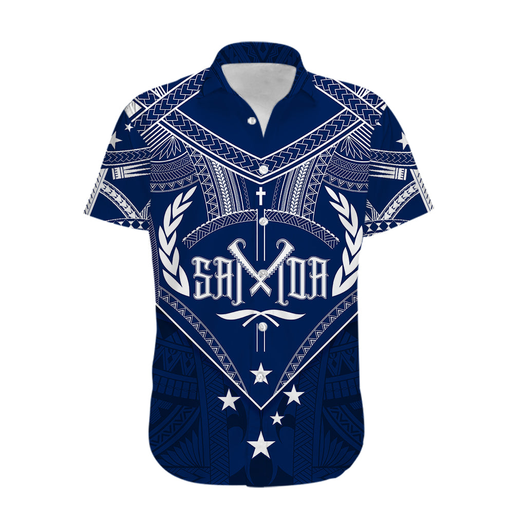 Personalised Samoa Independence Day Hawaiian Shirt Chest Tattoo Symbolic Style - Wonder Print Shop