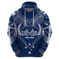 Custom Samoa Independence Day Hoodie Chest Tattoo Symbolic Style - Wonder Print Shop