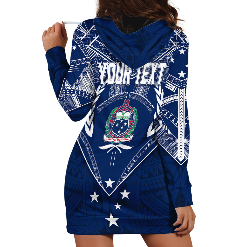 Personalised Samoa Independence Day Hoodie Dress Chest Tattoo Symbolic Style - Wonder Print Shop