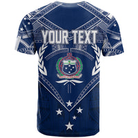Personalised Samoa Independence Day T Shirt Chest Tattoo Symbolic Style - Wonder Print Shop