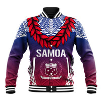 Personalised Samoa Independence Day Baseball Jacket Ula Fala Gradient Color LT7 - Wonder Print Shop