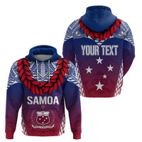 Custom Samoa Independence Day Hoodie Ula Fala Gradient Color - Wonder Print Shop