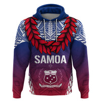 Custom Samoa Independence Day Hoodie Ula Fala Gradient Color - Wonder Print Shop