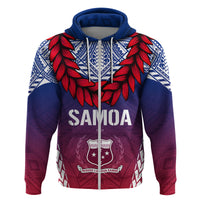 Custom Samoa Independence Day Hoodie Ula Fala Gradient Color - Wonder Print Shop