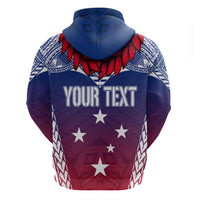 Custom Samoa Independence Day Hoodie Ula Fala Gradient Color - Wonder Print Shop