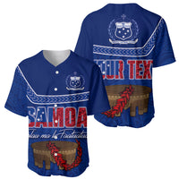 Personalised Samoa Independence Day Baseball Jersey Kava And Ula Fala - Sail With Faith LT7 - Wonder Print Shop
