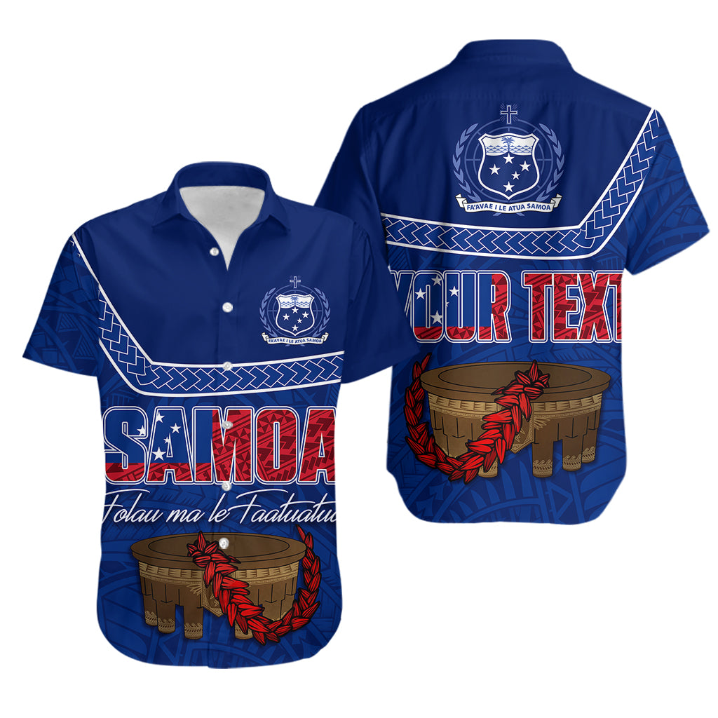 Personalised Samoa Independence Day Hawaiian Shirt Kava And Ula Fala - Sail With Faith - Wonder Print Shop