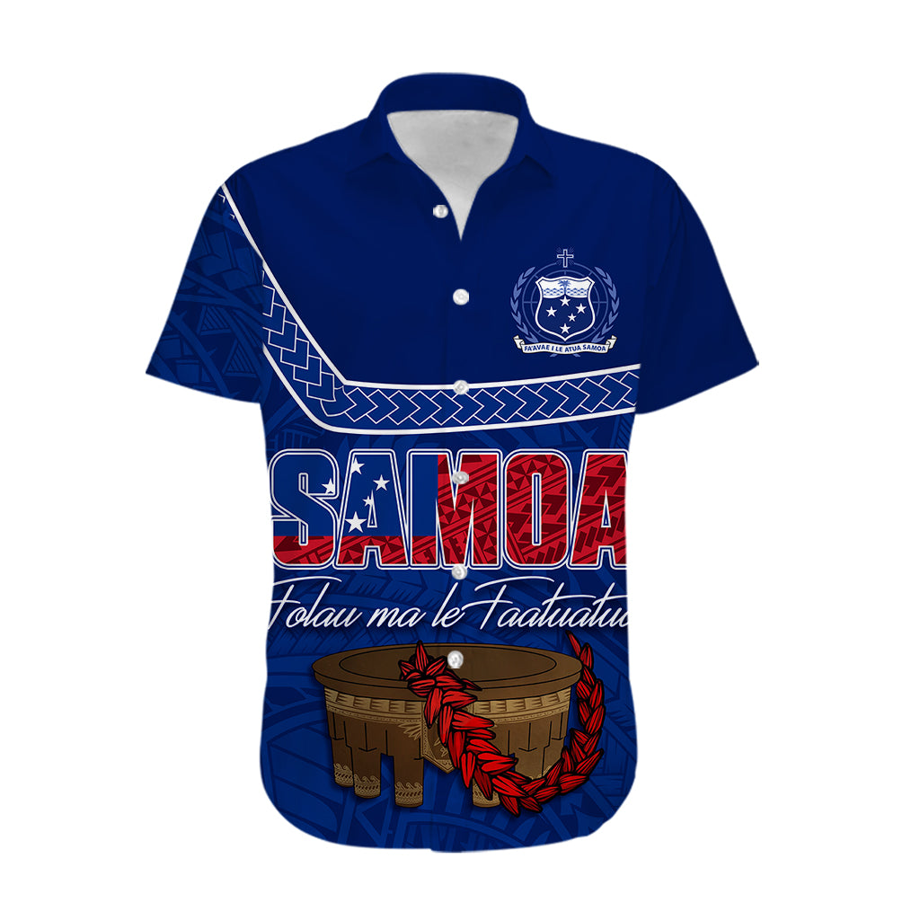 Personalised Samoa Independence Day Hawaiian Shirt Kava And Ula Fala - Sail With Faith - Wonder Print Shop