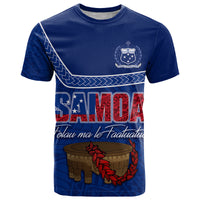 Personalised Samoa Independence Day T Shirt Kava And Ula Fala Sail With Faith - Wonder Print Shop