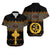Eritrea Hawaiian Shirt Tilet Mix Eritrean Cross - Black - Wonder Print Shop