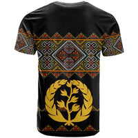 Eritrea T Shirt Tilet Mix Eritrean Cross Black - Wonder Print Shop
