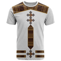 Eritrea T Shirt Tilet Habesha Style White - Wonder Print Shop