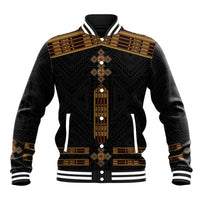 Eritrea Baseball Jacket Tilet Habesha Style - Black LT7 - Wonder Print Shop