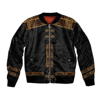 Eritrea Bomber Jacket Tilet Habesha Style - Black LT7 - Wonder Print Shop