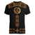 Eritrea Women V Neck T Shirt Tilet Habesha Style - Black - Wonder Print Shop