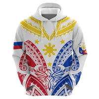 Custom Philippines Independence Day Hoodie Tribal Sun and Stars Ver 02 - Wonder Print Shop