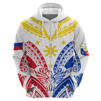 Custom Philippines Independence Day Hoodie Tribal Sun and Stars Ver 02 - Wonder Print Shop