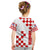 Croatia National Day Kid T Shirt Checkerboard Hrvatska Simple Style 01 - Wonder Print Shop