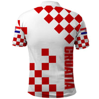 Croatia Polo Shirt National Day Checkerboard Hrvatska Simple Style 01 - Wonder Print Shop