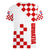 Croatia National Day Women V Neck T Shirt Checkerboard Hrvatska Simple Style 01 - Wonder Print Shop
